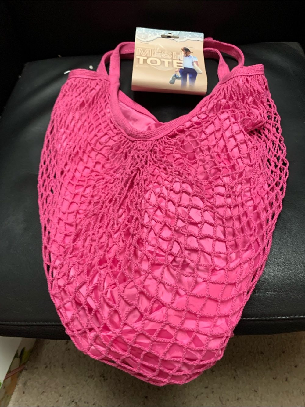 Pink Mesh Tote Bag - Nupouch